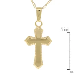 Baby Cross Pendant 14K -Cheap Glisterra Store 10286870 03