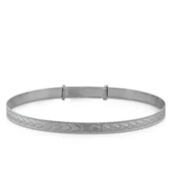 Baby Bangle In Silver