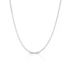 Round Wheat Chain In Silver, 24" -Cheap Glisterra Store 11170701 01