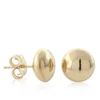 Yellow Gold Button Earrings 14K, 8mm 1 Yellow Gold Button Earrings 14K, 8mm -Cheap Glisterra Store 11199320 01