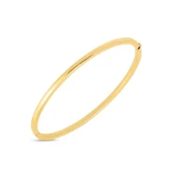 Roberto Coin Designer Gold Oval Bangle 18K