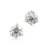 Ikuma Canadian Diamond Solitaire Earrings 14K, 1 3/8 Ctw.