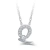 Diamond "Q" Initial Pendant 14K -Cheap Glisterra Store 11572344 01