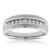 Men's Diamond Band In Platinum