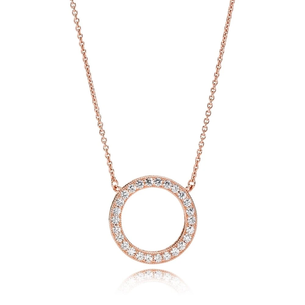 Pandora Circle Of Sparkle CZ Necklace