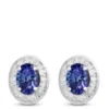 Tanzanite & Baguette Diamond Earrings 14K -Cheap Glisterra Store 11750072 01 scaled