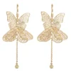 Filigree Butterfly Earrings 14K -Cheap Glisterra Store 11752995 01