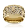 Toscano Laser Cut Out Ring 14K -Cheap Glisterra Store 11757614 01