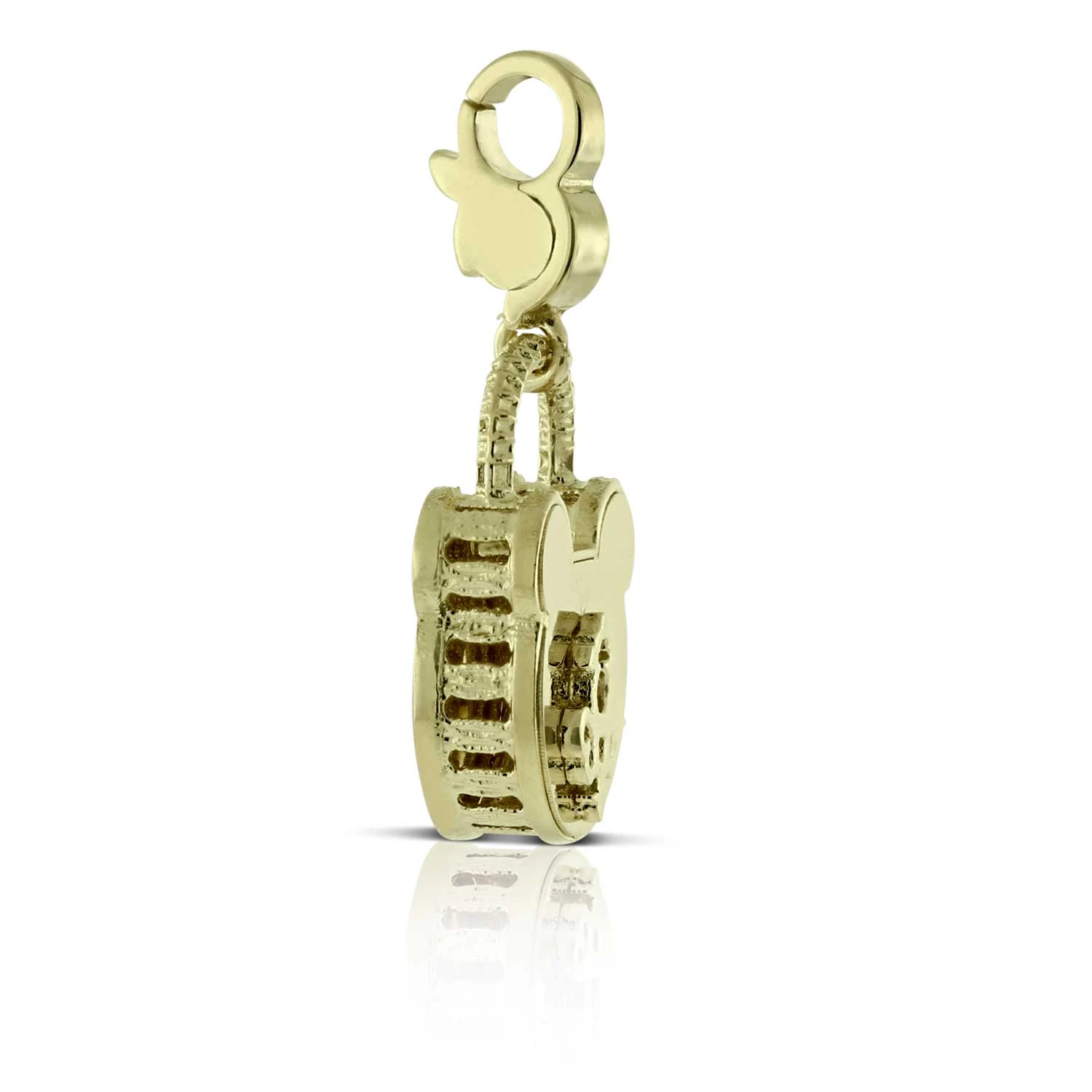 Toscano Padlock Charm / Pendant 14K 4 Toscano Padlock Charm / Pendant 14K - Image 2