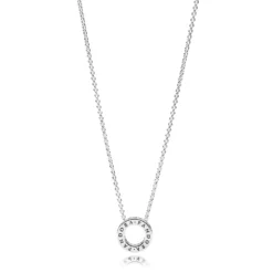 Pandora Hearts Of Pandora CZ Necklace -Cheap Glisterra Store 11765997 03