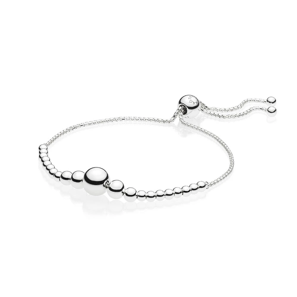 Pandora String Of Beads Sliding Bracelet 3 Pandora String Of Beads Sliding Bracelet