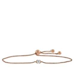 Rose Gold Ikuma Canadian Diamond Bolo Bracelet 14K, 1/4 Ct.
