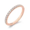 Bella Ponte Rose Gold Diamond Band 14K, 1/4 Ctw. -Cheap Glisterra Store 11813706 01