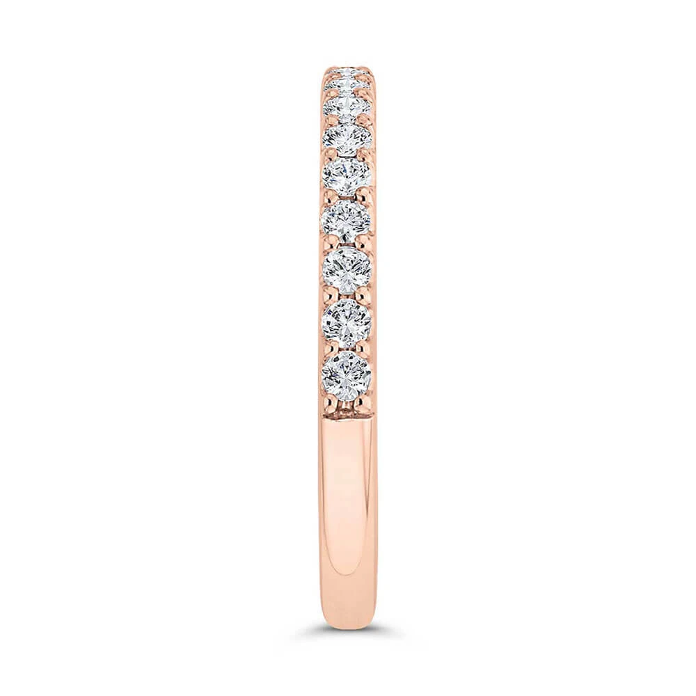 Bella Ponte Rose Gold Diamond Band 14K, 1/4 Ctw. 5 Bella Ponte Rose Gold Diamond Band 14K, 1/4 Ctw. - Image 3