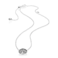 Pandora Tree Of Life CZ Collier Necklace -Cheap Glisterra Store 11853017 02