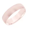 Gents Low Dome Flat Edge Carved Wedding Band, 14K Rose Gold -Cheap Glisterra Store 11880549 01