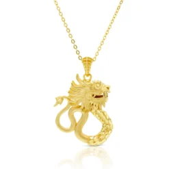 Dragon Necklace 14K