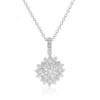 Diamond Floral Burst Necklace 14K 2 Diamond Floral Burst Necklace 14K -Cheap Glisterra Store 11950615 01