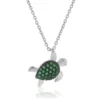 Lisa Bridge Emerald Turtle Necklace 2 Lisa Bridge Emerald Turtle Necklace -Cheap Glisterra Store 11992542 01
