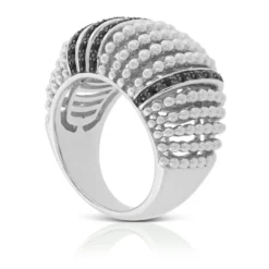 Lisa Bridge Black Sapphire Anemone Ring -Cheap Glisterra Store 11992583 03