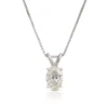 Oval Diamond Solitaire Pendant 14K, 1/2 Ct. -Cheap Glisterra Store 12002895 01 scaled