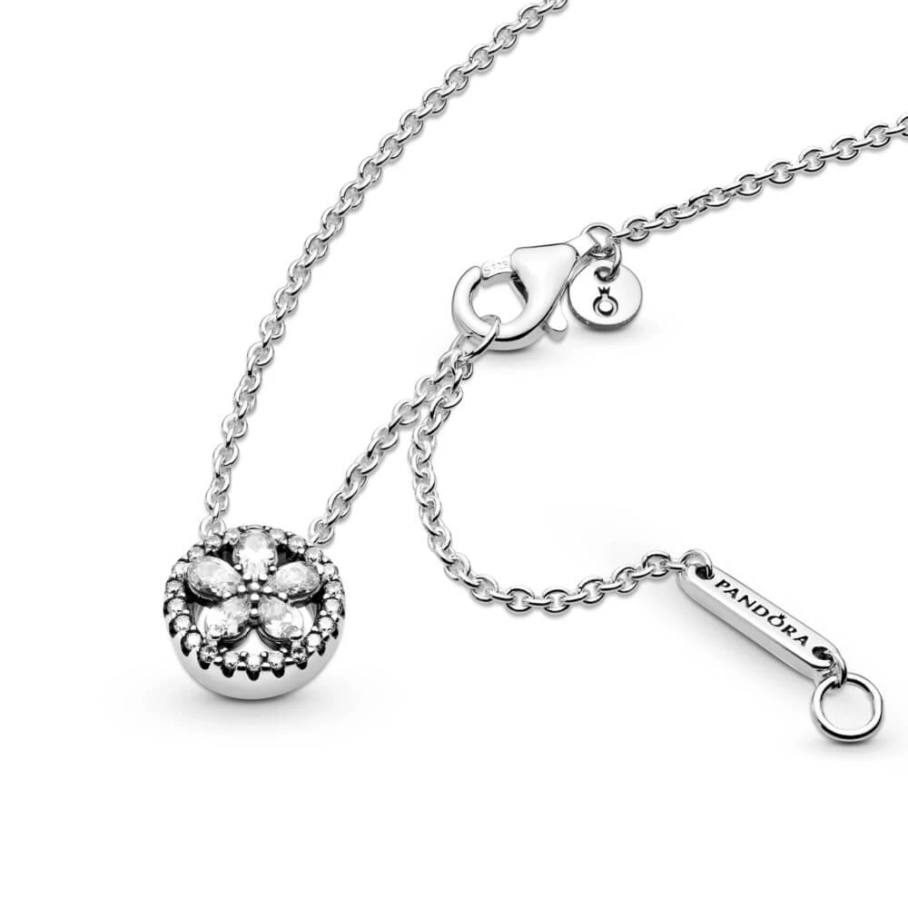 Pandora Sparkling Snowflake Collier CZ Necklace 4 Pandora Sparkling Snowflake Collier CZ Necklace - Image 2