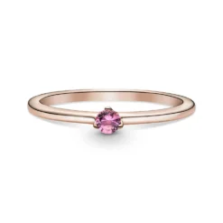 Pandora Pink Solitaire CZ Ring -Cheap Glisterra Store 12031472 03