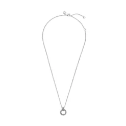Pandora Double Circle CZ Pendant & Necklace -Cheap Glisterra Store 12091344 03