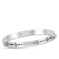 Roberto Coin Love In Verona Med Width Bangle 18K