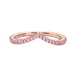 Pandora Timeless Wish Sparkling Pink CZ Ring -Cheap Glisterra Store 12148318 03
