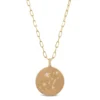 Ikuma Canadian Diamond Virgo Zodiac Necklace, 14K Yellow Gold