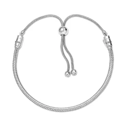 Pandora Moments Snake Chain Slider Bracelet -Cheap Glisterra Store 12164570 03