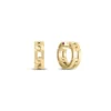 Roberto Coin Navarra Small Hoop Earrings 18K Yellow Gold -Cheap Glisterra Store 12170155