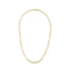 Roberto Coin Alternating Oval Link Necklace In 18K Yellow Gold 2 Roberto Coin Alternating Oval Link Necklace In 18K Yellow Gold -Cheap Glisterra Store 12170213