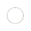 Mikimoto Akoya Cultured Pearl And Diamond Rondells Necklace, 18K White Gold 1 Mikimoto Akoya Cultured Pearl And Diamond Rondells Necklace, 18K White Gold -Cheap Glisterra Store 12195418 01