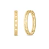 Roberto Coin Navarra Collection Hoop Earrings 18K Yellow Gold -Cheap Glisterra Store 12197901