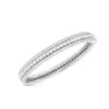 Roberto Coin Siena 3 Row Diamond Bangle Bracelet, 18K White Gold