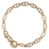 Toscano Anchor Link Bracelet, 14K Yellow Gold -Cheap Glisterra Store 12200200 01