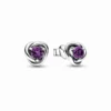 Pandora Purple Eternity Circle Stud Earrings 1 Pandora Purple Eternity Circle Stud Earrings -Cheap Glisterra Store 12207064 01