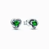 Pandora May Green Eternity Circle Stud Earrings -Cheap Glisterra Store 12226841 01