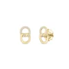 Roberto Coin Cialoma Diamond Knot Earrings In 18K Yellow Gold -Cheap Glisterra Store 12235180
