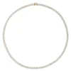 17.5-Inch Diamond Necklace, 14K Yellow Gold