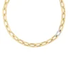 Roberto Coin Designer Gold & Diamond Chunky Paperclip Necklace, 16 Inches
