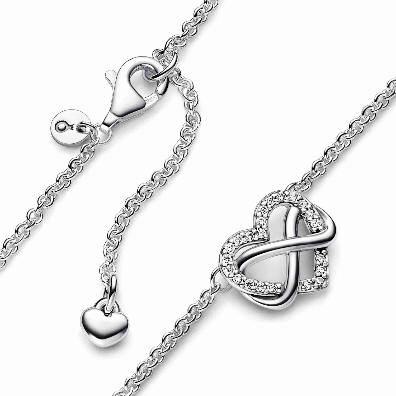Pandora Sparkling Infinity Heart Collier Necklace 4 Pandora Sparkling Infinity Heart Collier Necklace - Image 2