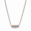 Pandora Timeless Pavé Double-row Bar Collier Necklace 1 Pandora Timeless Pavé Double-row Bar Collier Necklace -Cheap Glisterra Store 12244133 01