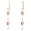 Lisa Bridge Oval Pink Tourmaline Dangle Earrings, 14K Yellow Gold -Cheap Glisterra Store 12257242 01