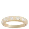 Flush Set Diamond Anniversary Band, 14K Yellow Gold -Cheap Glisterra Store 12263430 01
