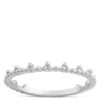 Beaded Anniversary Band With Offset Beads, 14K White Gold -Cheap Glisterra Store 12265104 01