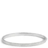 Oval Toscano Diamond Cut Bracelet, 14K White Gold -Cheap Glisterra Store 12278917 01