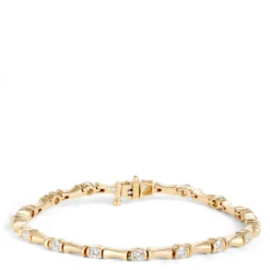Ben Bridge Signature Diamond Bracelet, 18K Yellow Gold